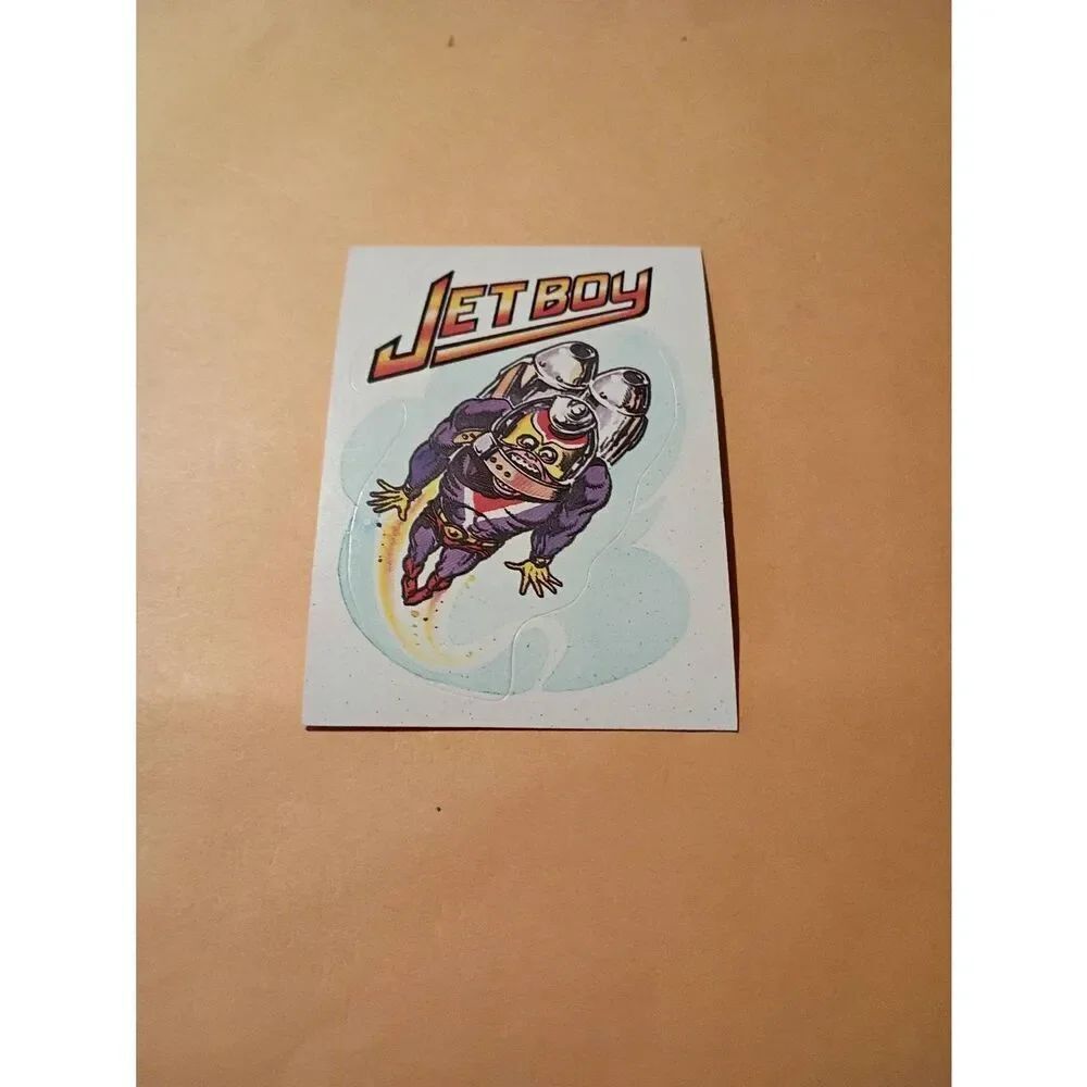 1983 General Mills Zero Hero Trading Card Sticker Vintage #62 Jet Boy